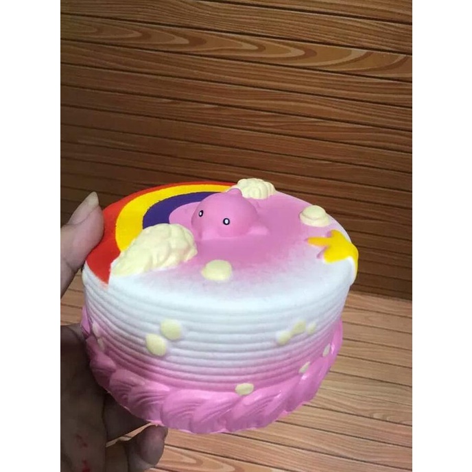 cusss order] Best Seller Squisi Squishy Cake Kue Ultah Lumba Dolphin Mainan Lucu