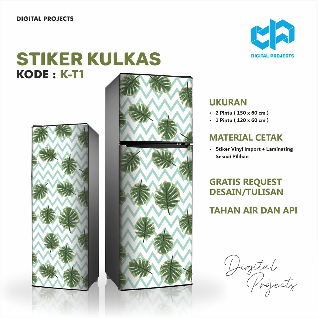 Stiker Kulkas 1 Pintu 2 Pintu Tropical Kaktus Bisa Custom Stiker Kulkas 1 Pintu 2 Pintu Tropical Kaktus Bisa Custom