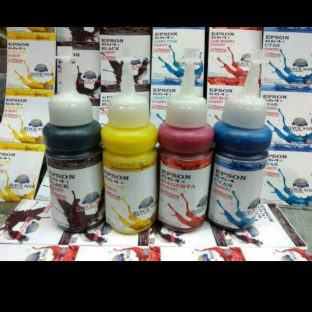 Paket Tinta Pigment Epson L110 L310 L220 L360 Set 4 Warna