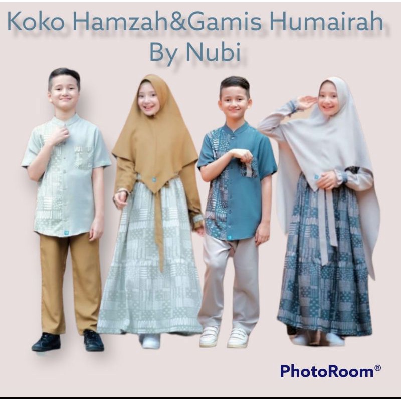 couple koko Hamzah dan gamis Humaira ory Nubi