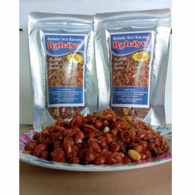 

Balado Teri kacang/ Teri Kacang Balado Rahayu
