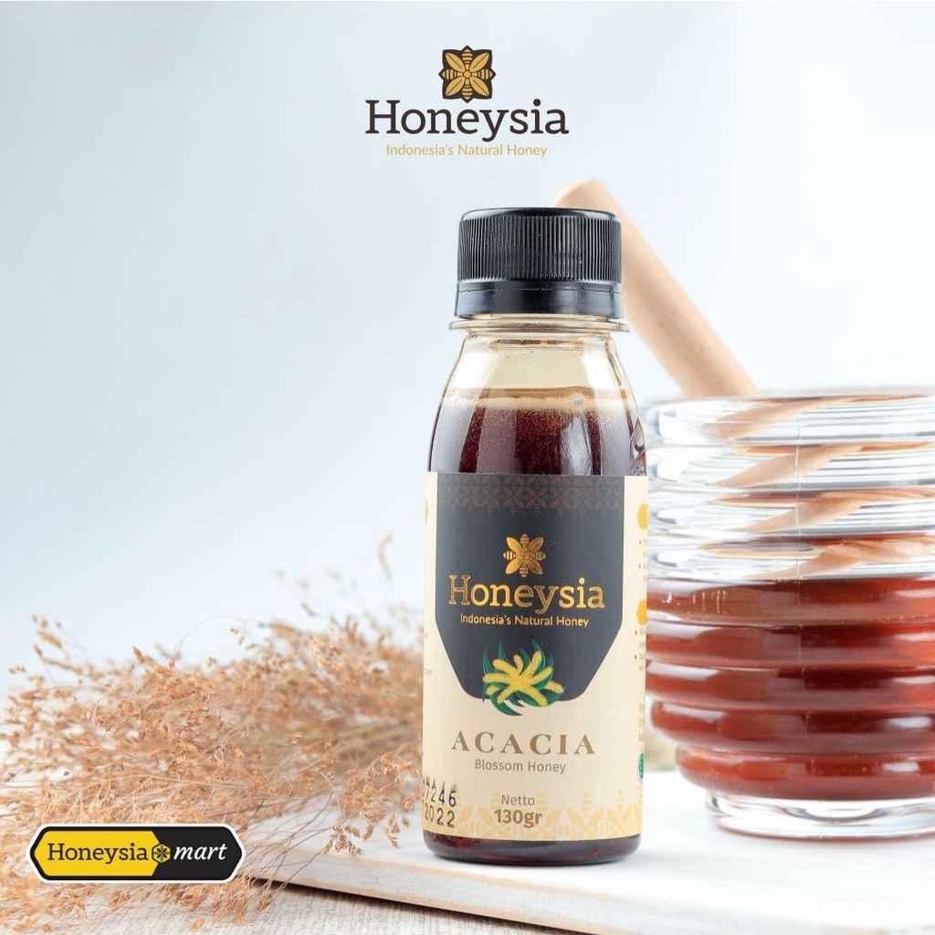 

Madu Murni Asli Honeysia Akasia 130gr Raw Honey
