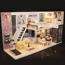 DIY pajangan miniatur rumah M038 give you happiness doll house