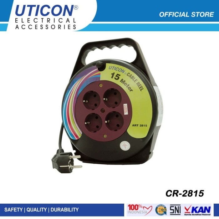 

KABEL GULUNG 15M + 4 COLOKAN UTICON CR-2815