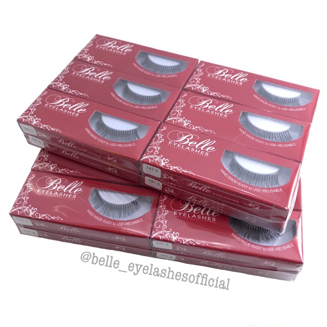 B35 Bulu Mata Palsu Handmade Natural False Eyelash Eye Lashes Belle Eyelashes Lusinan