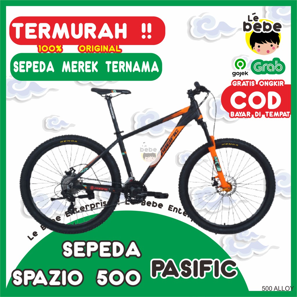 Sepeda Gunung Pacific Spazio 500 Fork Lock Out Sepeda Gunung Road Bike Sepeda Artis SNI ORIGINAL