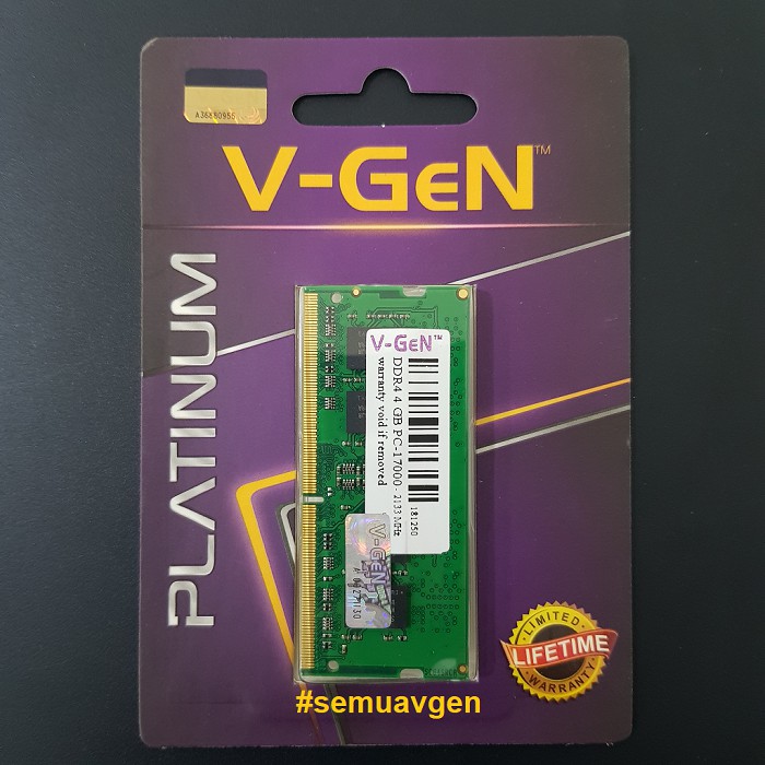 SODIMM DDR4 4GB PC 17000 / 2133 Mhz RAM Laptop / Notebook
