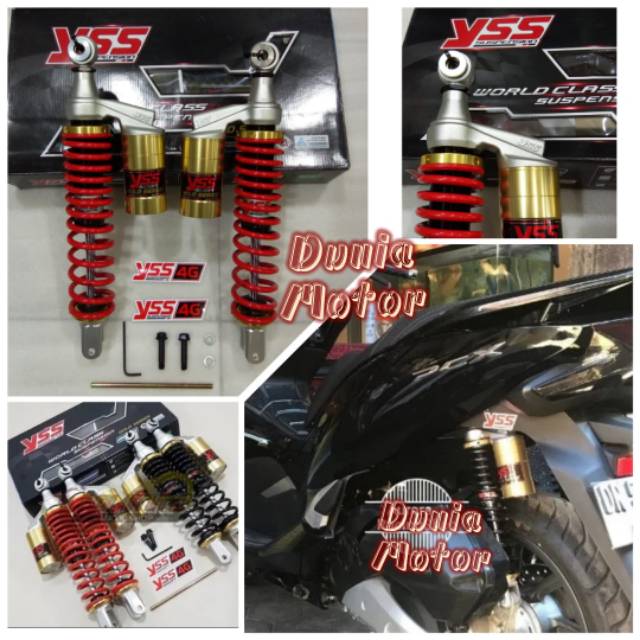 SHOCKBREAKER SHOCK YSS G PLUS HONDA PCX ALL NEW - SHOCK TABUNG YSS PCX 150 LOKAL 2018 GOLD SERIES