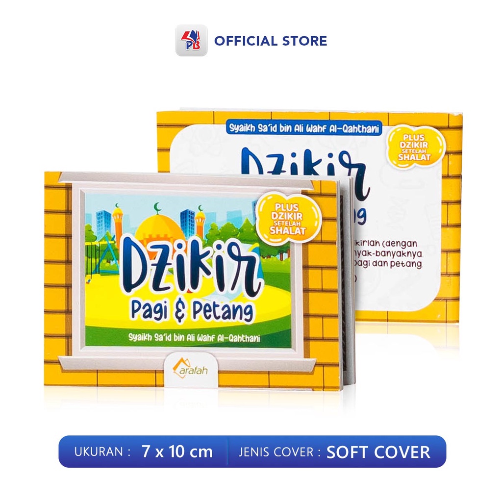 Dzikir Pagi dan Petang Plus Dzikir Setelah Shalat Anak Ukuran Saku Pustaka Arafah-1