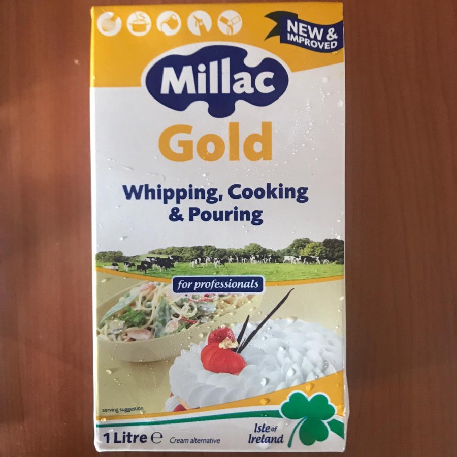 Millac Gold Whip Whipping Cream 1Liter - Whip Gold Gosend / Grab Only!!!