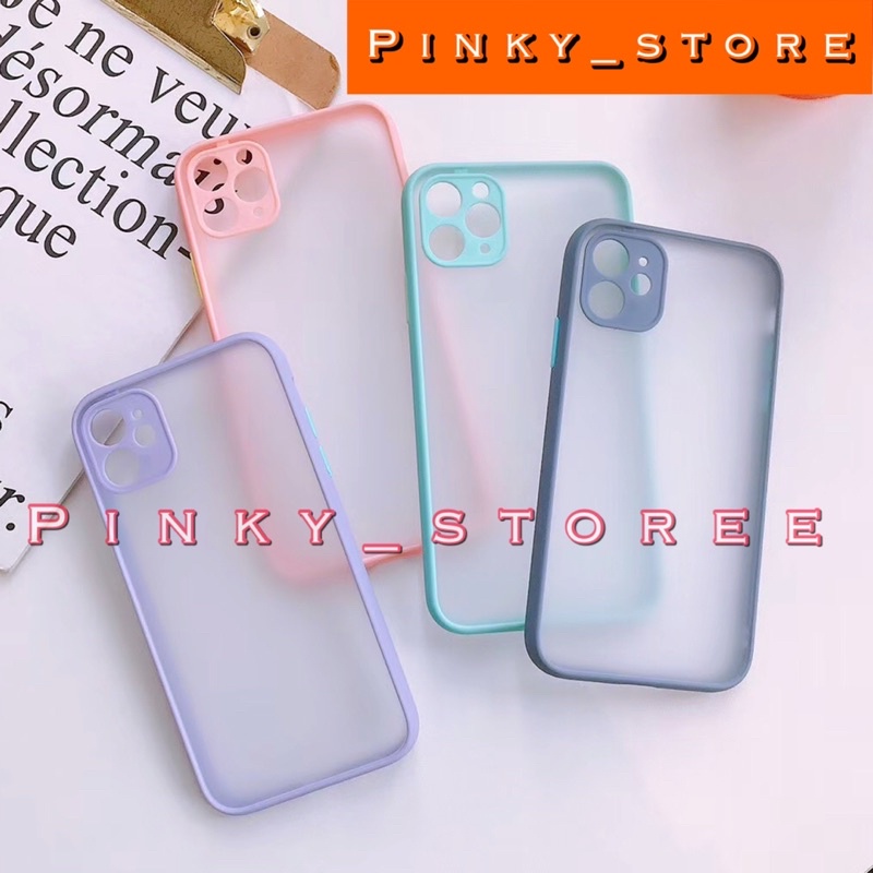 IPHONE 6+/ 6S+/ IPHONE 7/ 7+/ IPHONE 8/ 8+/ 11PRO MAX/ HARD CASE DOVE MACARON