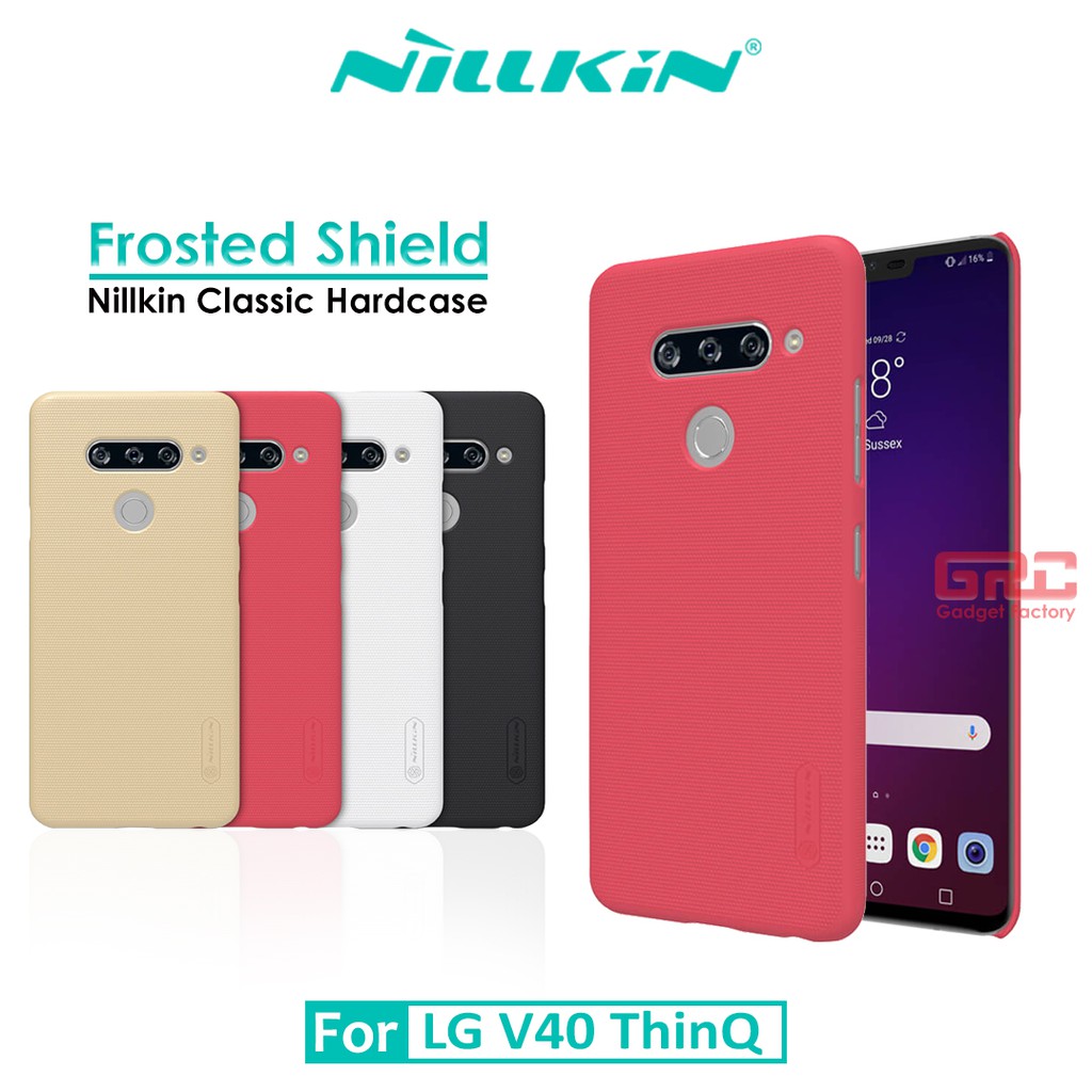 Hard Case LG V40 Nillkin Frosted Shield Casing Original