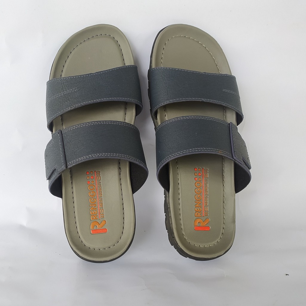 Sandal Kulit Pria Pu Leather 04