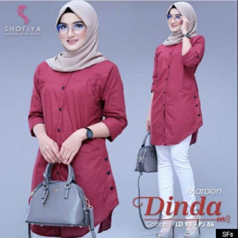 ATASAN/TUNIK/Blouse wanita/atasan wanita/fashion muslim/baju wanita/fashion wanita/blouse/DINDATUNIK