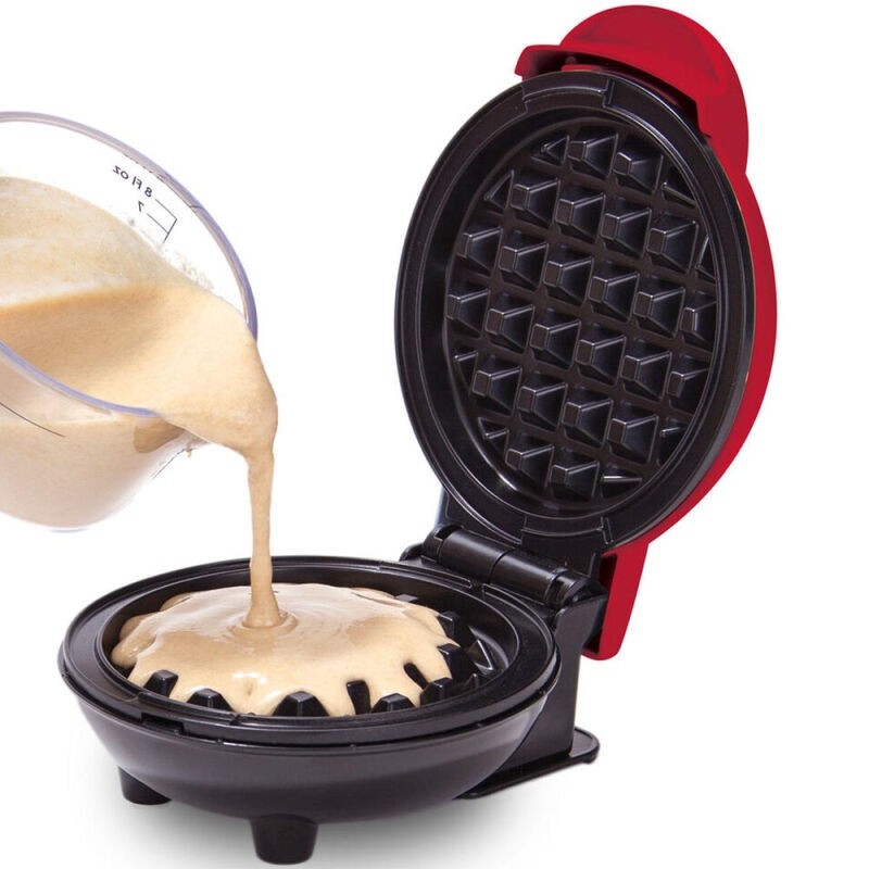 Mini Maker Waffle - Pembuat Waffle, Kentang, Paninis, Pizza