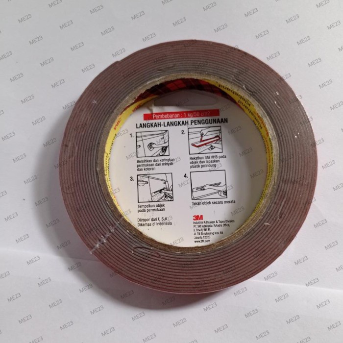 

Hari Ini Double Tape 3M 4900 Vhb 12Mm 4,5M Terlaris