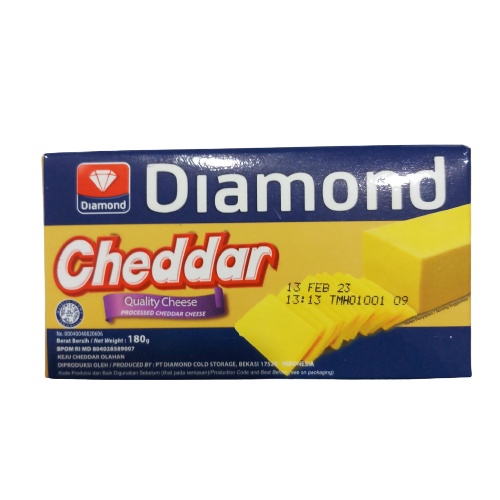 DIAMOND KEJU CHEDDAR OLAHAN 180G/centraltrenggalek