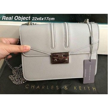 PGBAGS_TAS WANITA CK PUSHLOCK FLAP SELEMPANG PREMIUM #100119