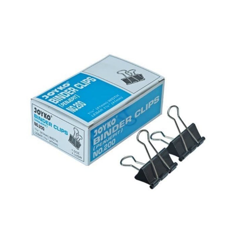 

Binder clip Joyko 200 (12pcs) 41mm