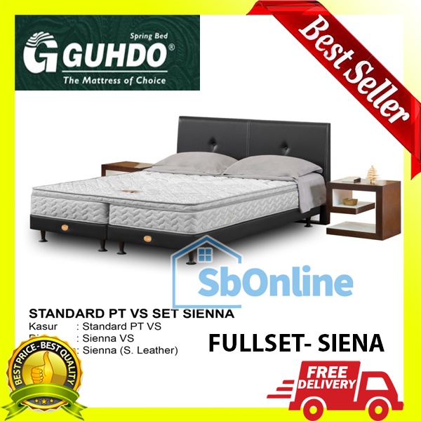 Springbed GUHDO STANDARD PLUSH TOP -Fullset- SIENNA