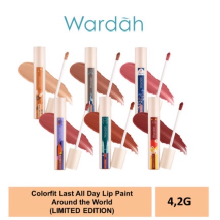 Wardah Colorfit Lip Paint Around the World - Lip Cream