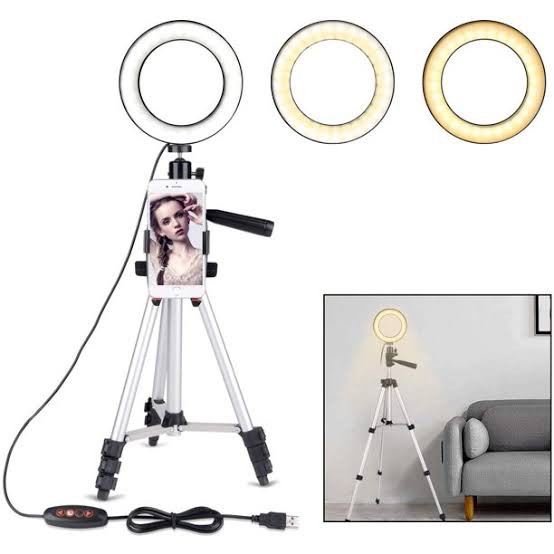 Tripod 3110 Plus Ring Fill Light 26 CM Termurah