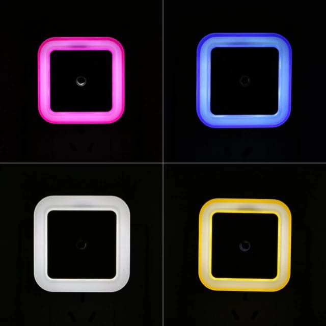 PIYOSHI08 ~ Lampu Tidur LED Sensor Kotak Persegi Otomatis Night Sleep Lamp PR102