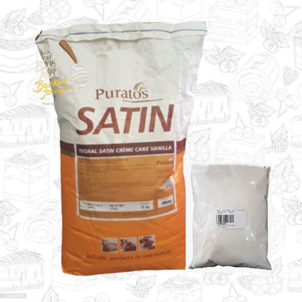 

TEGRAL SATIN CREME CAKE VANILLA PURATOS /TEPUNG PREMIX VANILLA 500 GR