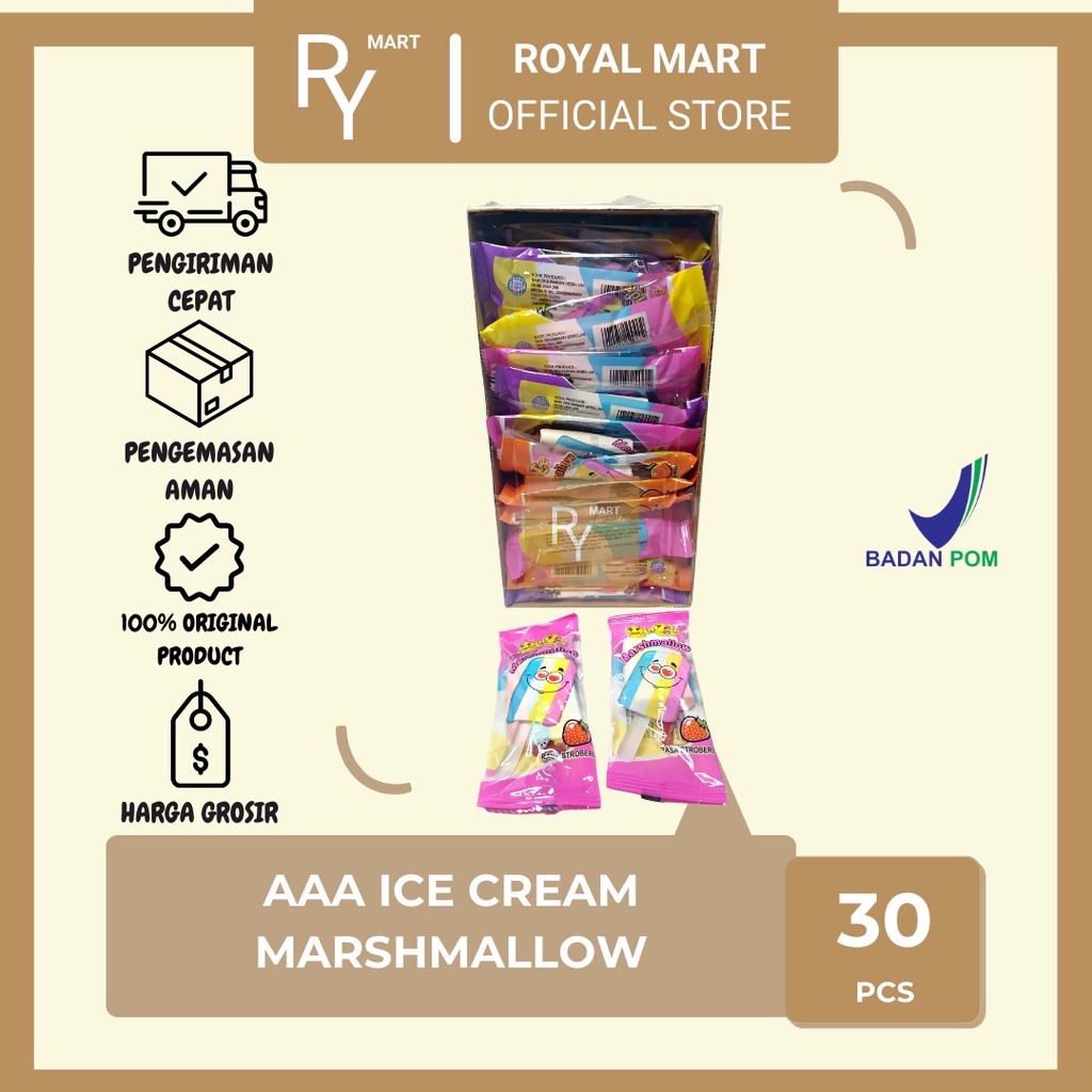 

AAA Ice Cream Marshmallow 30's