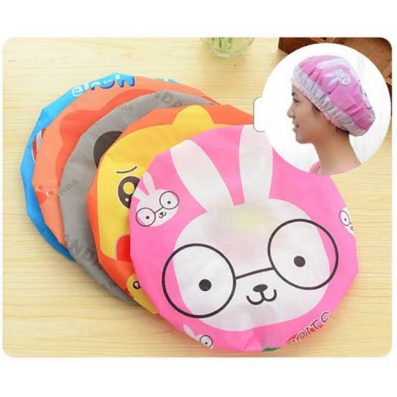 PS35 Topi Mandi Shower Cap Karakter