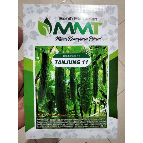 Benih Paria F1 Tanjung 11 Kemasan 10 Gram dari Mitra Merdeka Tani - Bibit Pare Tanjung 11