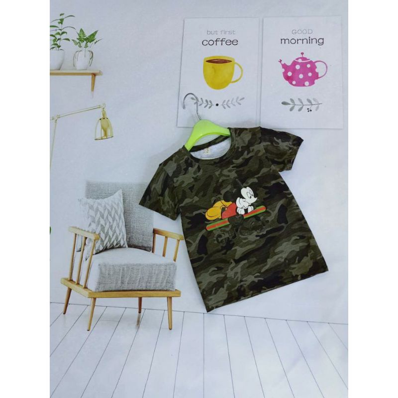 kaos army anak / kaos import / pakaian anak