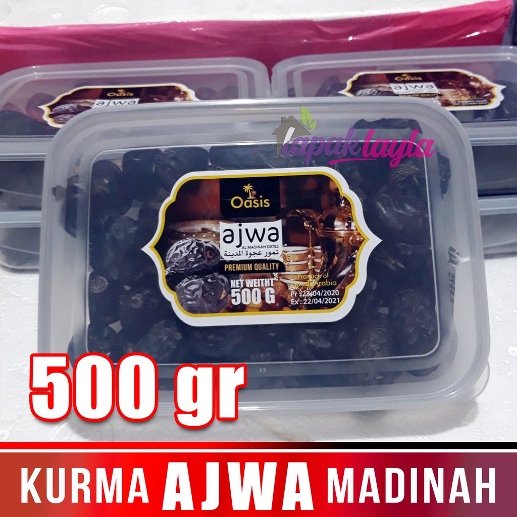 

Kurma AJWA Kurma Nabi Super 500 gram