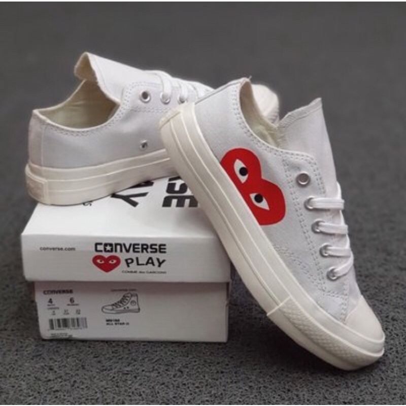 Sepatu Converse All Star Play CDG Love Premium Original