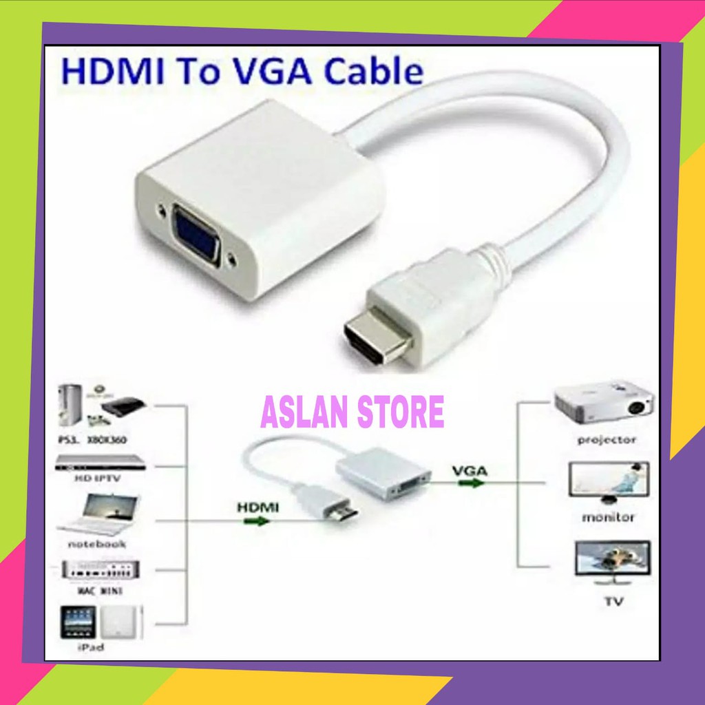 kabel Converter Hdmi to Vga