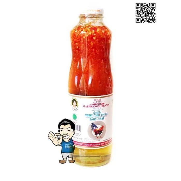 

Maepranom Dipping Thai Sweet Chilli Sauce- Saus Cabe Bangkok 980g