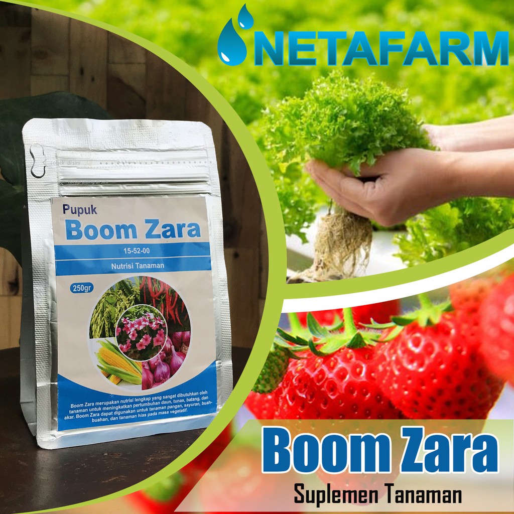 Suplemen Pupuk Tanaman BOOM ZARA Nutrisi Tanaman - 250gr