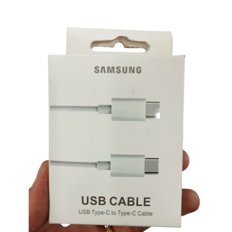 KABEL DATA ORIGINAL SAMSUNG TYPE C TO C FAST CHARGING