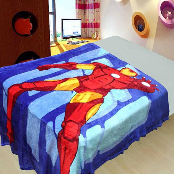 NB SELIMUT 140X200CM IRONMAN PANEL