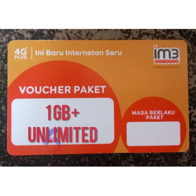 Voucher Indosat Unlimited 5,5gb