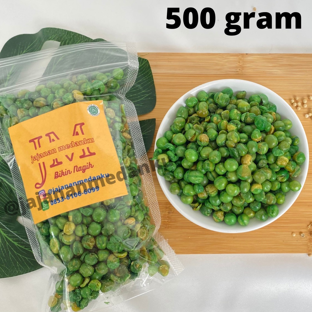 

Cemilan Kacang Arcis 500 gr Snack Jajanan Medanku