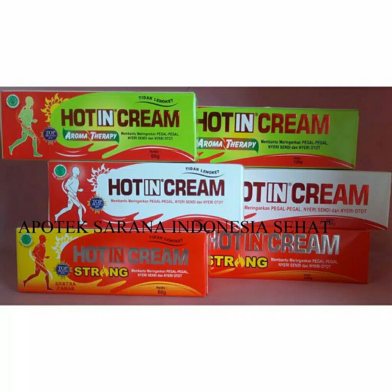 Hot in cream 60gr kemasan dus