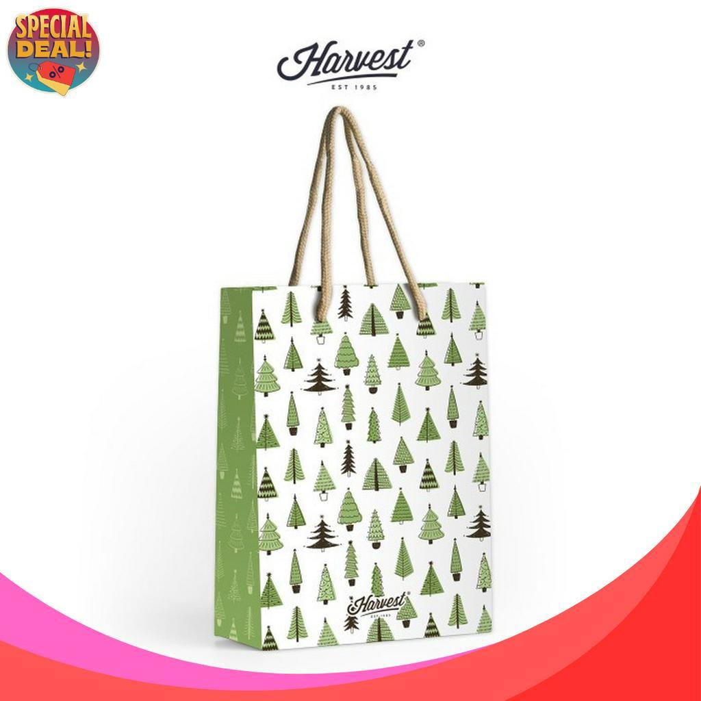

FLAS SALE Paper Bag Natal Christmas Harvest Xmas Winter L White Tree