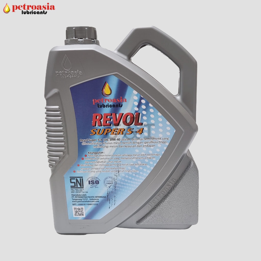 Revol Super S-4 SAE 10W-40 API-SL 4L - Oli mobil