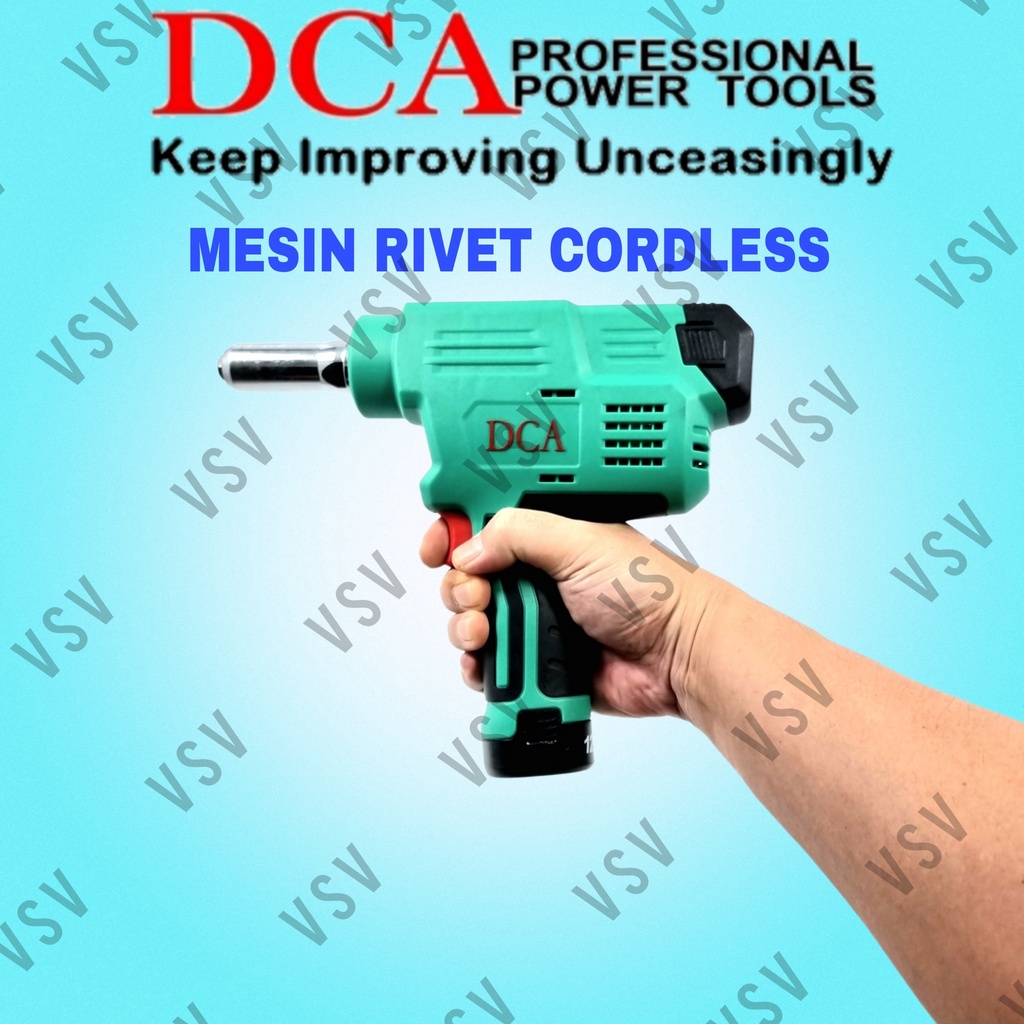 DCA Cordless Blind Riveting Gun ADPM40 Mesin Rivet battery DCA (PROMO)