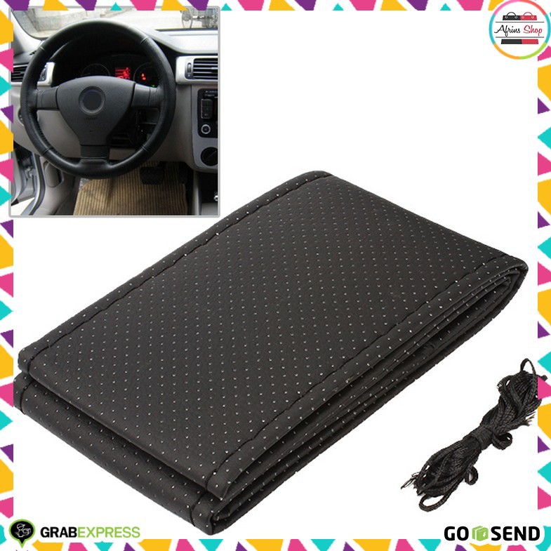 Cover Setir Mobil Dengan Alat Jahit Sarung Setir Mobil Kulit DIY