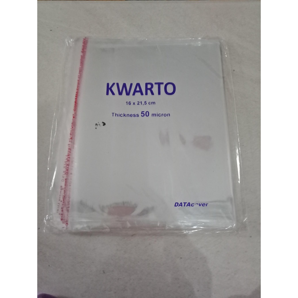 

Sampul Plastik Buku Kwarto