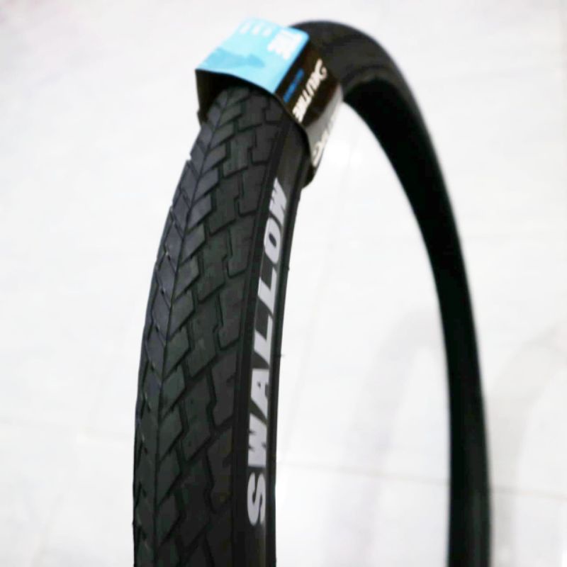 BAN LUAR SEPEDA 27.5 X 1.75 SWALLOW HITAM UNTUK SEPEDA HYBRID MTB 27.5