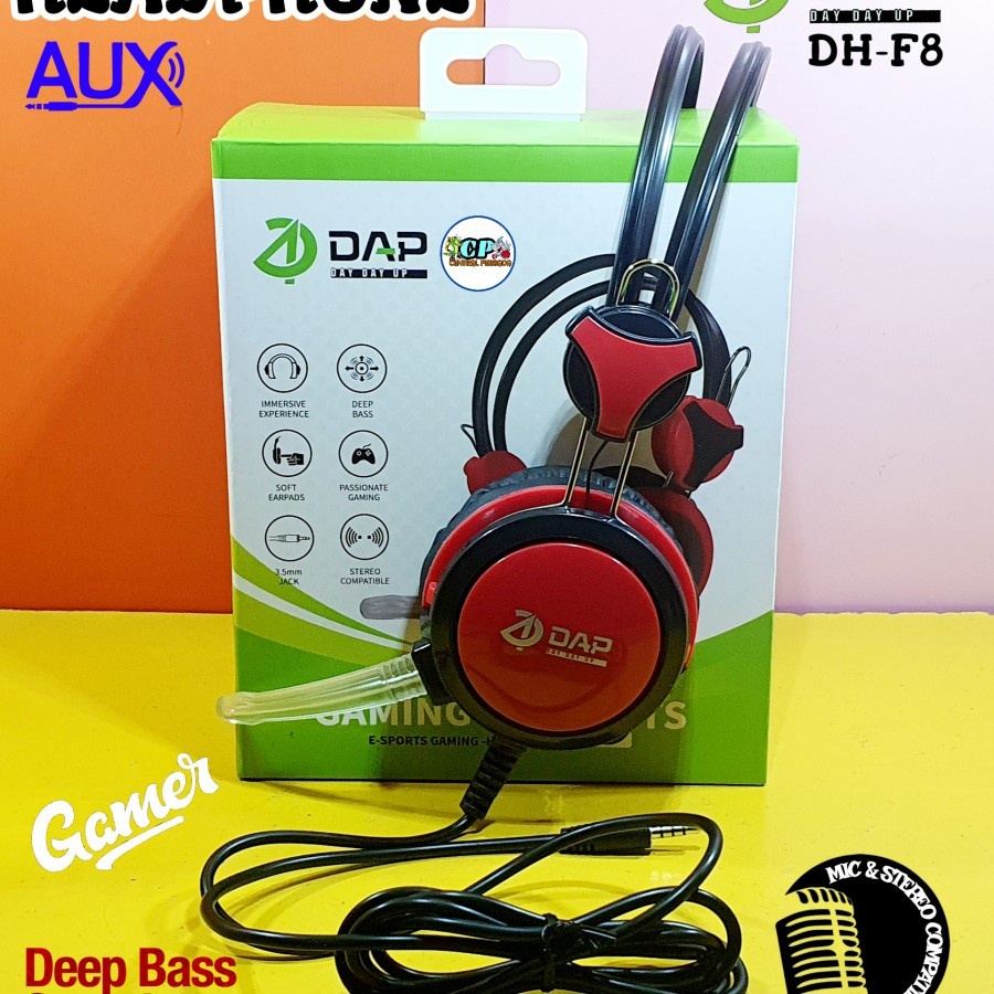 Headset Gaming DAP DH-F8 Deep Bass