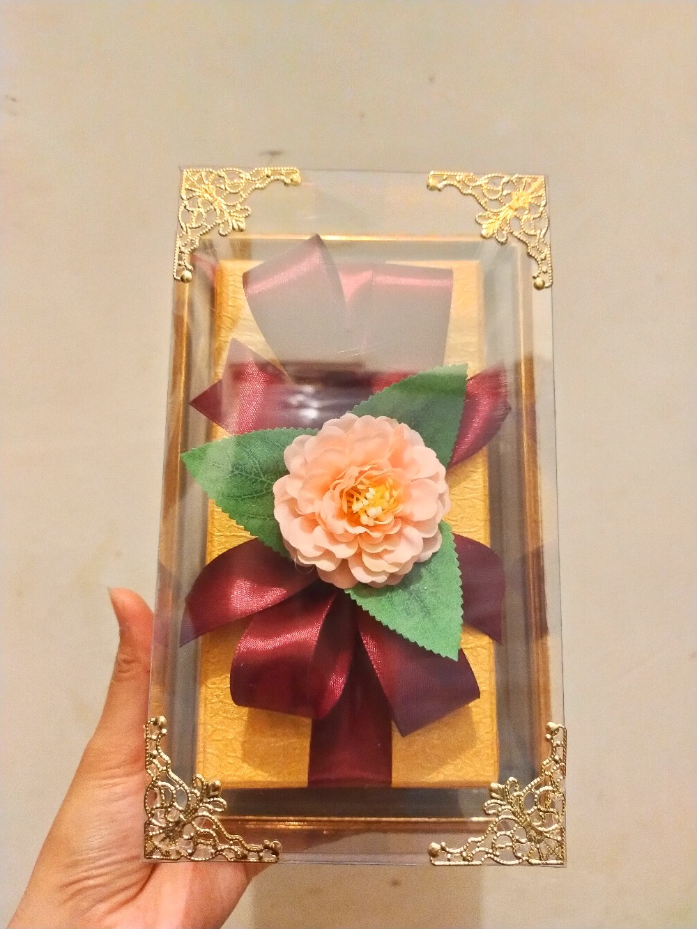 Frame Tempat Uang Box Karton Untuk Seserahan Pernikahan/tunangan - Fub